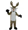 2024 Halloween Reindeer Mascot Costume Cartoon Deer Anime theme character Christmas Carnival Party Fancy Costumes Adults Size Birthday Outdoor Outfit