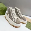 Designer Women Man Casual Shoes Italy Low-Cut 1977 High Top Letter High-Quality Sneaker Beige Ebony Canvas Tennis Shoe Luxury Fabric Tri 1249