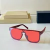 Forme de masque Super Cool Rainbow Color Lunettes de soleil de créateur pour hommes Z1082 Esthétique et raffinement distinctifs UV400 Lunettes de soleil classiques pour photo de rue