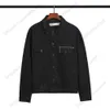 Дизайнерская куртка Высококачественный бренд Куртки Корректная версия Базовая стирка с надписью Джинсовые пальто оптом для мужчин и женщин