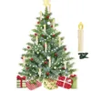 Kerzen 10203040 Stück Weihnachtskerze mit Timer, Fernbedienung, Jahr, Heimdekoration, flammenlose blinkende LED-Kunststoff-Fälschung 230907