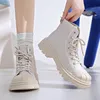 Bottes Mode Femmes Cheville Casual Solide En Plein Air Chaussures Confortables Skateboard Formateurs Skate Flats Marche Pour Femme 3540 230907