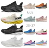 Diseñador para niños Hoka One Clifton 9 Zapatillas deportivas para correr Bondi 8 Carbon X 2 Zapatillas de deporte Amortiguador de impactos Moda para hombre Mujer Mujer Hombre Zapatos para niños Tamaño 28-47