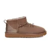 Kledingschoenen Australië Australische Klassieke Warme Laarzen Dames Mini Half Snowboots VS GS Winter Vol bont Pluizige harige Satijnen Enkellaarsjes Laarsjes maat 36-41 x0908