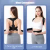 Full Body Massager Slimme houdingscorrector Verstelbare rugsteun Wervelkolomriem Trillingsherinnering Brace LCD Hervormen Mannen Vrouwen Kind USB 230907