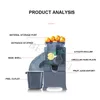 Presse-agrumes électrique commercial, Machine à rendement de jus, jus de fruits, Orange, citron, presse-agrumes