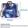 Cadeau Wrap DString Sacs Creative Design Gymsack Unisexe Sackpack Casual Sac à dos Équipement de sport Sac Voyage Galaxy Drop Livraison OTBZC