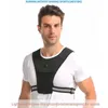 Outdoor Bags Reflective Running Vest With Breathable Bag Mobile Phone Pocket For Night Jogging Walking Sports