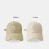 R letter designer hat Korean Version r Standard Duck Tongue Hat, Unisex Soft Top Pure Cotton Baseball Cap, Simple Embroidery, Large Head Small Face 0PI4
