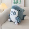 Sevimli köpekbalığı kedi peluş oyuncaklar bebek kolye Japon popüler çizgi film sharkcat peluş bebek yastık hediye ücretsiz ups