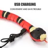 Andere Katzenbedarfsartikel Smart Sensing Snake Interaktives Spielzeug Automatische USB-Aufladung Kätzchenzubehör für Hunde Spielspielzeug 230907