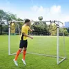 Balls Soccer Training Equipment Football Shooting Target Net Goal Youth Free Kick Practice Tops 230907