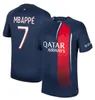 2023 2024パリサッカージャージMaillot de Foot Mbappe O.Dembele M.Asensio Lee Kang In Football Shirt 23 24 Paris Hommes Enfants Kids Men