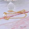Vivian armband Westerse keizerin-weduwe draagt Saturn Pearl Pin-armband Lichte luxe micro-ingelegd Eenvoudig en comfortabel meisje