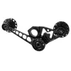 Cykel derailleurs Al 7075 Folding Chain Tensioner Stabilizer 2 3 6 Speed ​​Eloy Bak Derailleur Guide Remskiva för Brompton Bicycles 230907