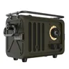 Draagbare Sers MUZEN Metalen Bluetooth Ser Radiooo WD101GN Retro Wilde Stijl FM Radio voor Outdoor Creatief Cadeau 230908