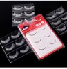 Thick Fluffy Halloween Fake Eyelashes Extensions Naturally Soft Wispy Hand Made Reusable White Fake Lashes for Cosplay Party Performance