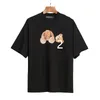 2023Summer Paris Hommes T-shirts Designer Tee Luxe Flocage Lettre T-shirt T-shirt Classique Mode Vert Femmes Manches courtes Casual Coton T-shirts Tops