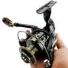 Flyfiskerullar2 GDA -spole Trähandskakning 12 1BB Spinning Reel Metal Spool Leftright Handhjul 230907