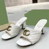 Designer Sandal Ladies High Heel Sandals tofflor Fashion Summer Dresses Flipflop Elegant Mature Women Sandals