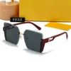 Sunglasses Designer Original Top Quality Classic Fashion LuxuryWind Frameless Cool Cut Edge Polarized Sunglasses Women Ins Tiktok Red Same Boxwith Box And Letters