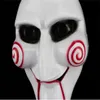 Cadılar Bayramı Partisi Cosplay Saw Puppet Mask Popüler Maskeli Bale Kostüm Billy Yapboz Prop Maskeleri Festival Atmosfer Malzemeleri GC2291