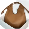 Bolso de compras Bolso de moda Bolsos de hombro Hobos de color sólido Bolsa de viaje de piel de vaca de alta calidad Bolso de compras de gran capacidad Bolso de mano con cremallera Monedero