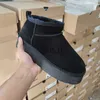 Sukienka buty zimowe ultra mini kłamstwa buty z nasiona gorczycy platforma tazz platforma australia but na kasztanki kasztanki botki futra slip-on tasman Slipper Rozmiar 35-44 x0908