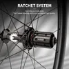 عجلات الدراجة Elitewheels Edge Road Bicycle Wheelset Ultralight 1291G 40mm 50mm Rim Ratchet System 36t Hub Wing 20 تحدث لسباق 230907