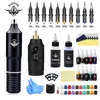 Tattoo Machine Pen Cartridge Kit Beginner Rotary Type Complete benodigdheden 230907