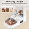 Cat Bowls Feeders ROJECO 4L Automatic Pet Feeder Button Version Auto Food Dispenser Accessories Smart Control For Cats Dog Dry 230907