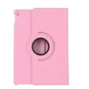 360 graders roterande Lichee Pu Leather Case Stand Cover för iPad 10.2 10.5 10.9 Mini 123456 Air Air2 Pro 9.7 Samsung Tab T510 T580 T590 T550