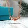 Pendant Necklaces Luxurys Designers Necklace Horseshoe Buckle For Women Link Chain Fashion Jewelry Accessories 3 color good Q230908