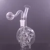 1st 14mm kvinnlig glasoljeförbränning Bong Hookah Swiss Perc Percolator Reclaimer Dab Rig Bong Ash Catcher Bong med manlig glasoljebrännare rör och tobakskål