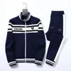 Designer Fashion Jacket Brand Suit Spring and Autumn Men's Two-Piece Sportswear Casual Style Suit-A1