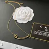 Pendant Necklaces Luxury Brand Elbow Letter Necklace Designed For Women Long Chain 18k Gold Plated Designer Jewelry Exquisite Accessories Q230908