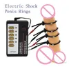 Sex MassagerSex Speelgoed Stimulator Producten Elektrische Schok Penis Ringen Pulse Body Thema Speelgoed Vertraging Ejaculatie Voor Mannen MasturbatieOX88