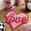 Carpets Pink Love Plushy Tufting tapijtdecoratie Flocking Alfombra is een tapijt om te zien hoe u uw tapijt kunt gebruiken 230907