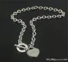 Pendentif Colliers Vente chaude anniversaire cadeau de Noël 925 argent amour collier bracelet ensemble déclaration de mariage bijoux coeur bracelet ensembles Q230908