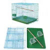Bird Cages Wire Rectangular Small Cage for Birds and Canaries Rekord Equipped Feeders 230909