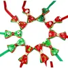 Hundkläder husdjur valp katt julgran snöflingor fluga halsband krage bowknot slips skötsel för leverantör dekoration dräkt otow4
