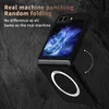 Роскошный магнитный чехол для телефона Vogue из углеродного волокна для Samsung Galaxy Z Складной Flip5 5G Полный защитный мягкий бампер Хит Цветной складной корпус с поддержкой беспроводной зарядки