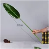 Dekorativa blommor kransar 5st Simation Tropical Plants Turtle Leaf Artificial Green Palm Leaves Diy Home Decoration Accessories OTFMV