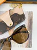 Lunettes de soleil cool de créateur de mode, 23 types de dégradé personnalisé pour hommes et jambes en bois pour femmes c