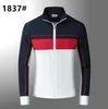 Vestes de sport pour hommes, marque de mode, broderie crocodile, patchwork, vêtements pour hommes, 2023