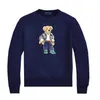 2024NEW Casual Okrągły Sweter Sweter Mężczyzny/zima Polos Polos Little Bear T-shirt S-XXL Azjat