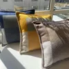 Nya färger ullkudde dekorativ kudde gult brunt vardagsrum soffa ins kudde hem lyxhäst 5050cm243y