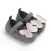 First Walkers Spring and Autumn Girls' Baby Shoes Butterfly Princess Non slip Rubber Sole Walking 230909