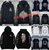 Moda Luxo Mens Jaquetas Designer Zipper Moletons Coração Ferradura Cruz Imprimir Marca Ch Hoodies Mulheres Cromos Casaco Casual Pulôver Solto Camisola Jaqueta GFR