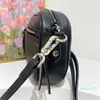 Camera Bag Small Square Shoulder Bags Women Embossed Dark Spicy Girl Crossbody Bags Black Leather Handbag Purse